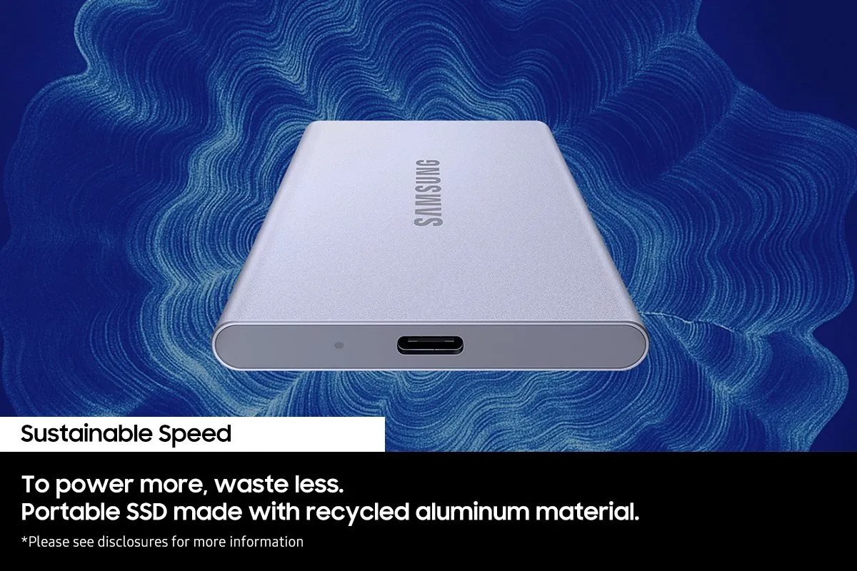 Samsung T7 Resurrected MU-PD2T0G/WW Externe SSD 2TB - Zilver