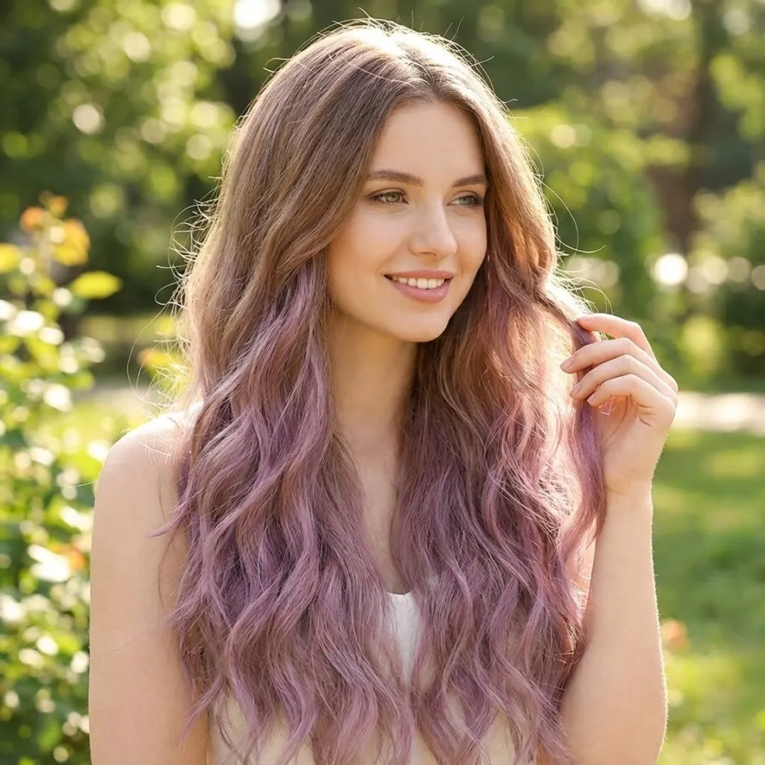 NuveX Wavy Clip Haar Extensie - Roze