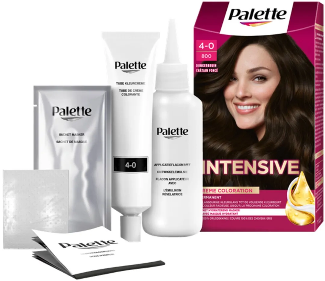 Schwarzkopf Palette Intensive Oil-Care 800 Donkerbruin Haarkleuring 115ml
