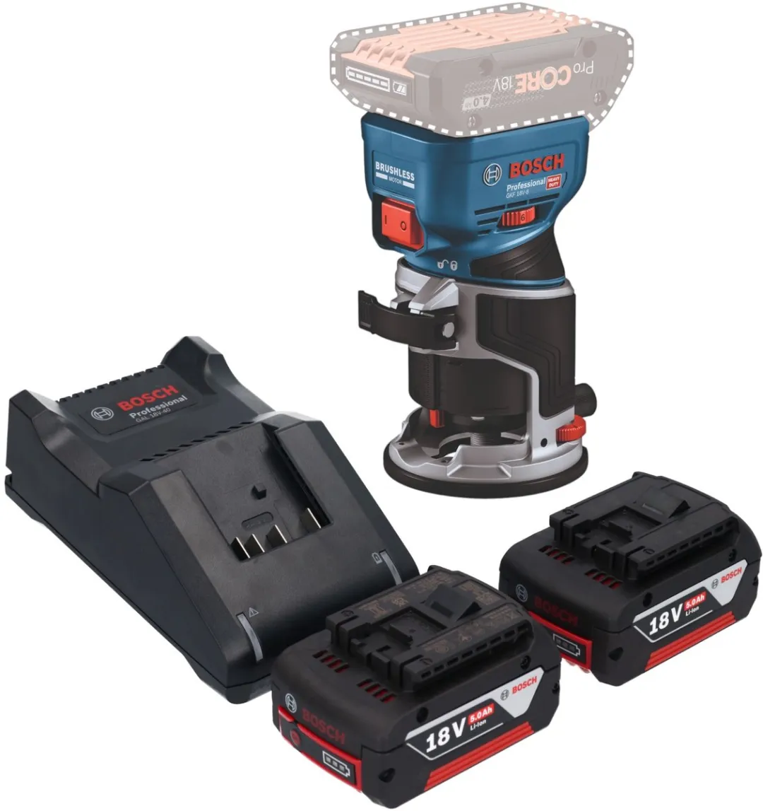 Bosch Professional GKF 18V-8 Accu-kantenfrees