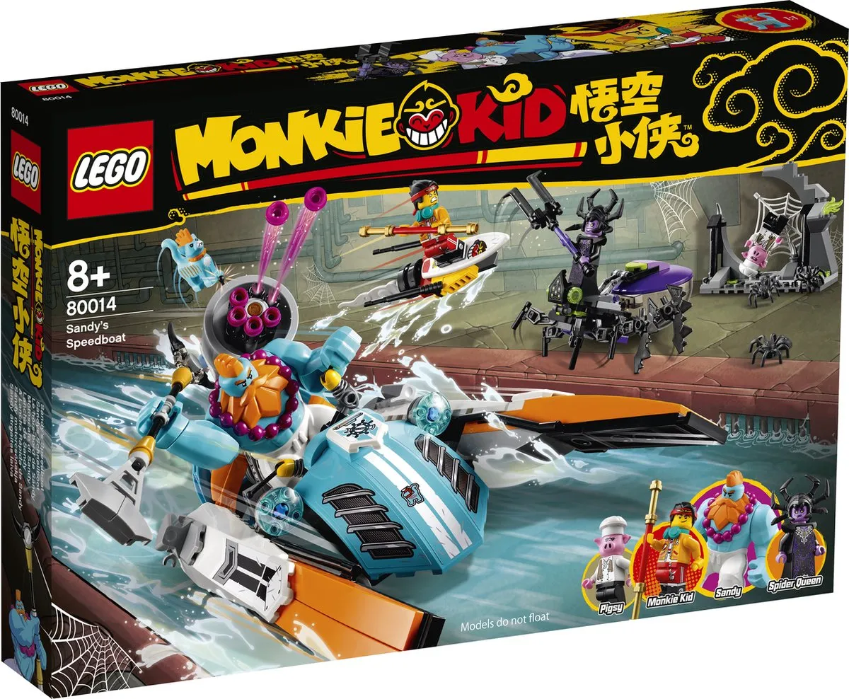 LEGO Monkie Kid Sandy's Speedboot 80014