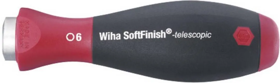 Wiha SoftFinish Telescopische Schroevendraaierhandgreep SYSTEM 6 - 30372