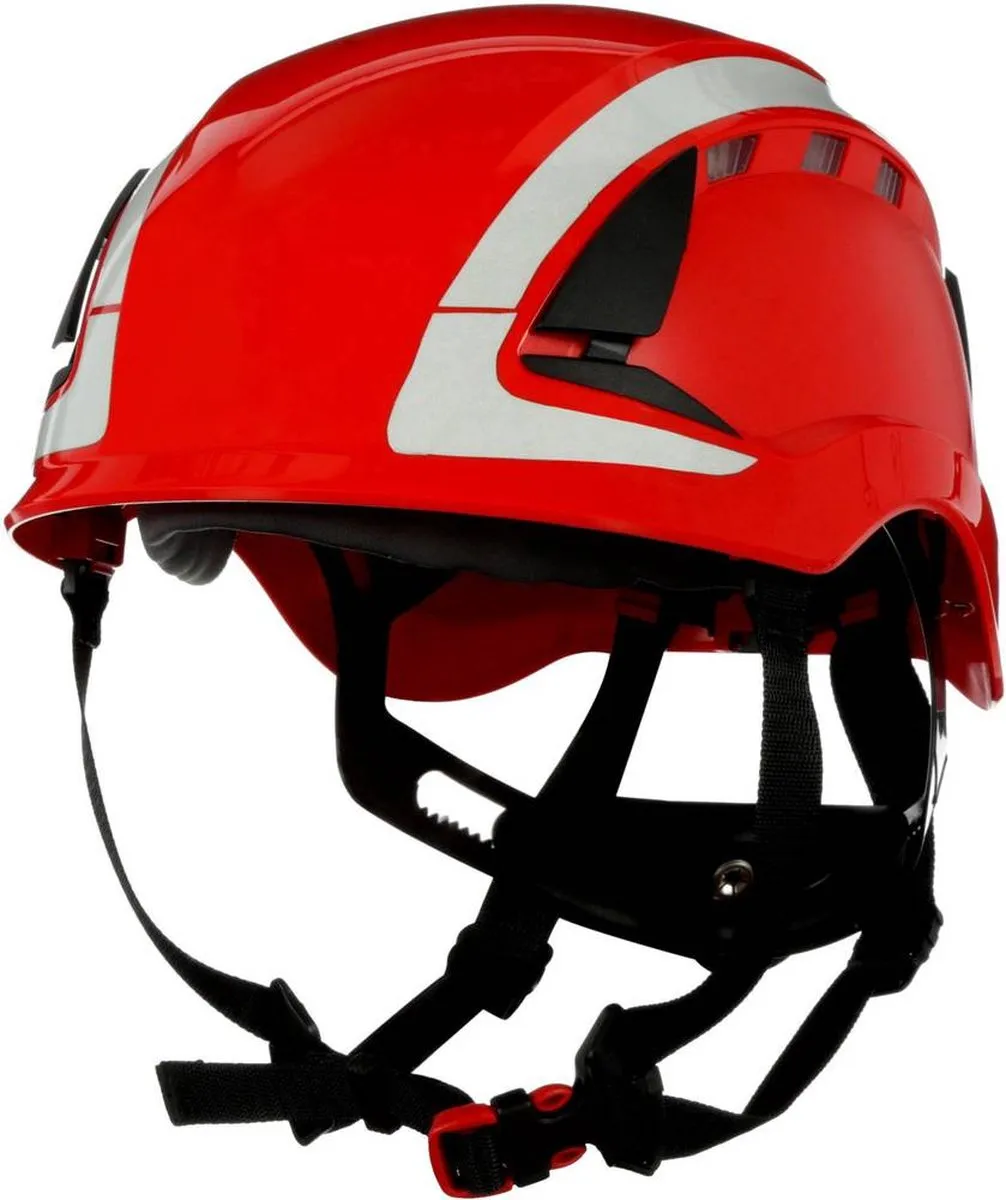 3M X5005V-CE Veiligheidshelm - Rood