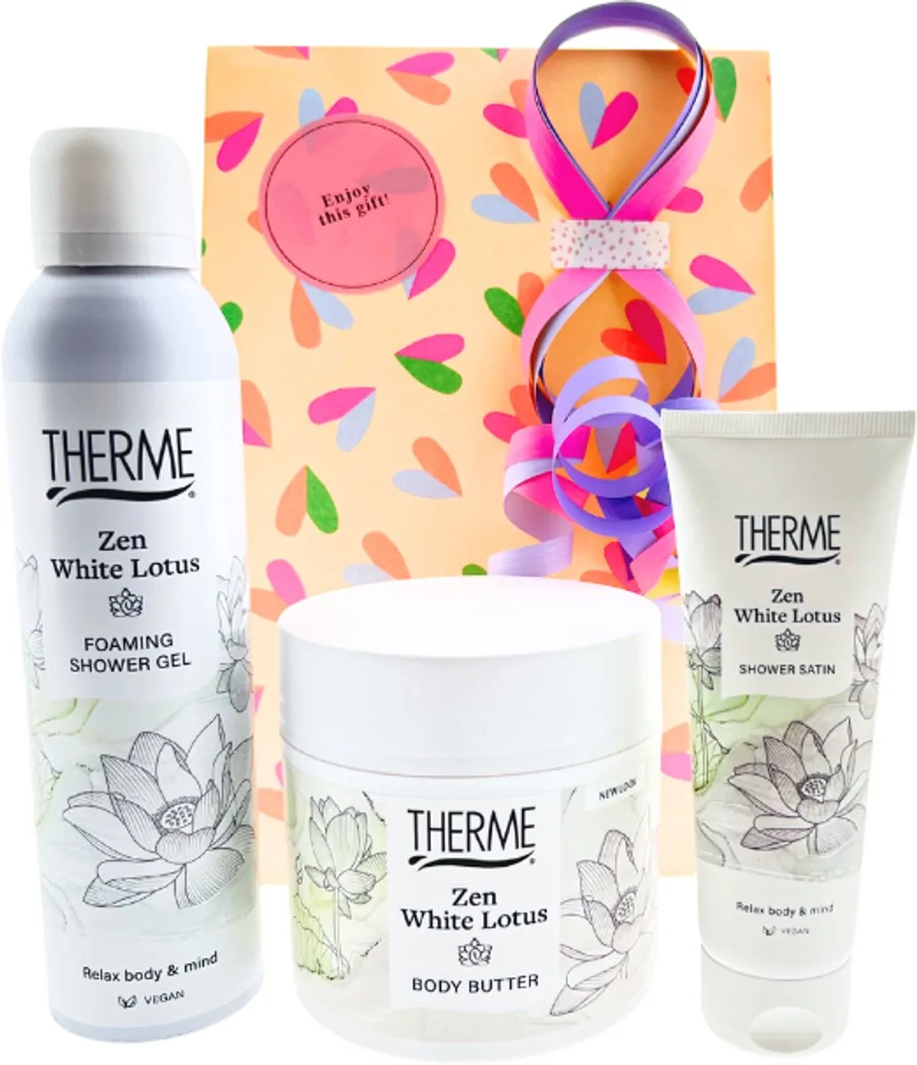 Therme Zen White Lotus Douche & Body Set - 3 Stuks