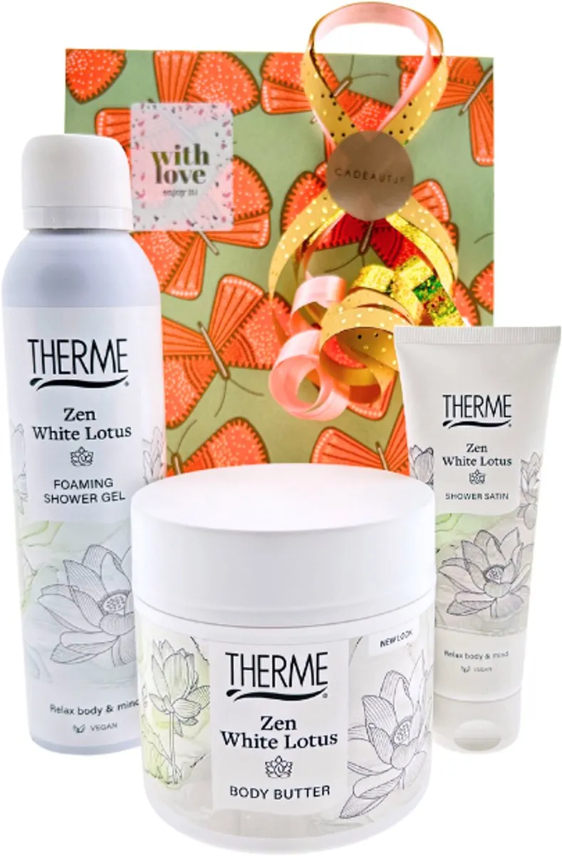 Therme Zen White Lotus Douche & Body Set - 3 Stuks