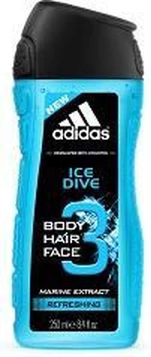 adidas Ice Dive Douchegel - 3x250ml