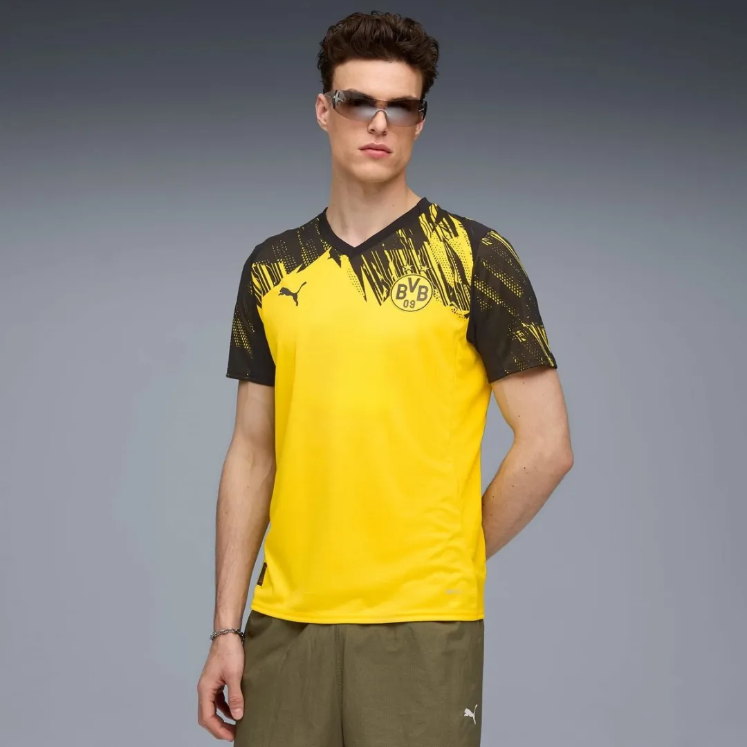 PUMA BVB Thuis Shirt Replica 78008801 - S - Geel/Zwart