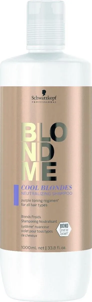 Schwarzkopf Blond Me Cool Tone Enhancing Shampoo 1000ml