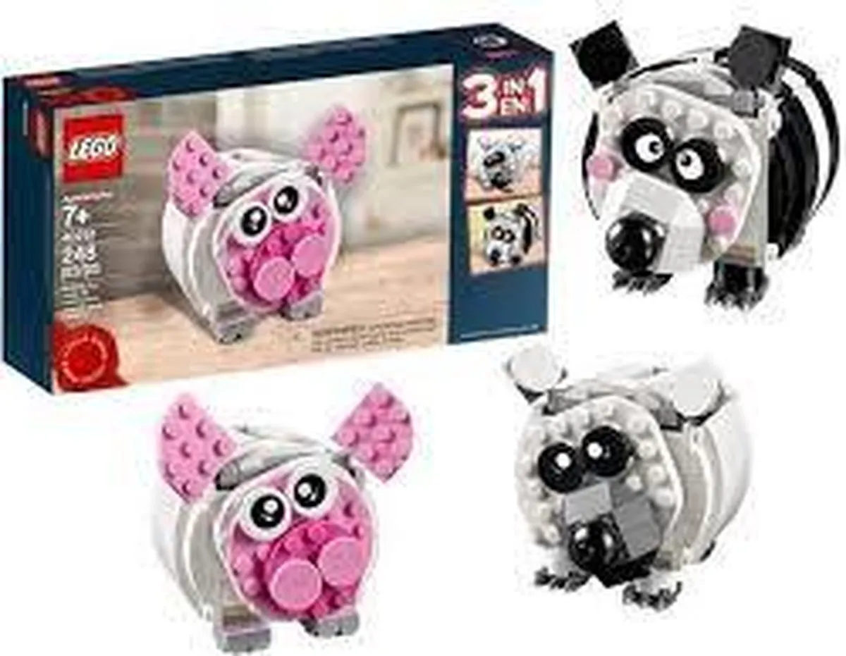Mini Spaarvarken Multicolor - 248 Onderdelen
