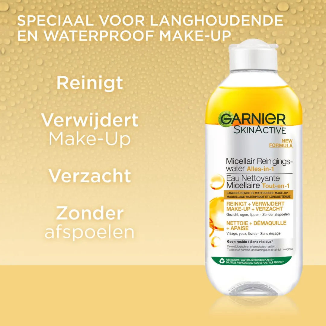 Garnier SkinActive Micellair Water 400ml - 3 Stuks