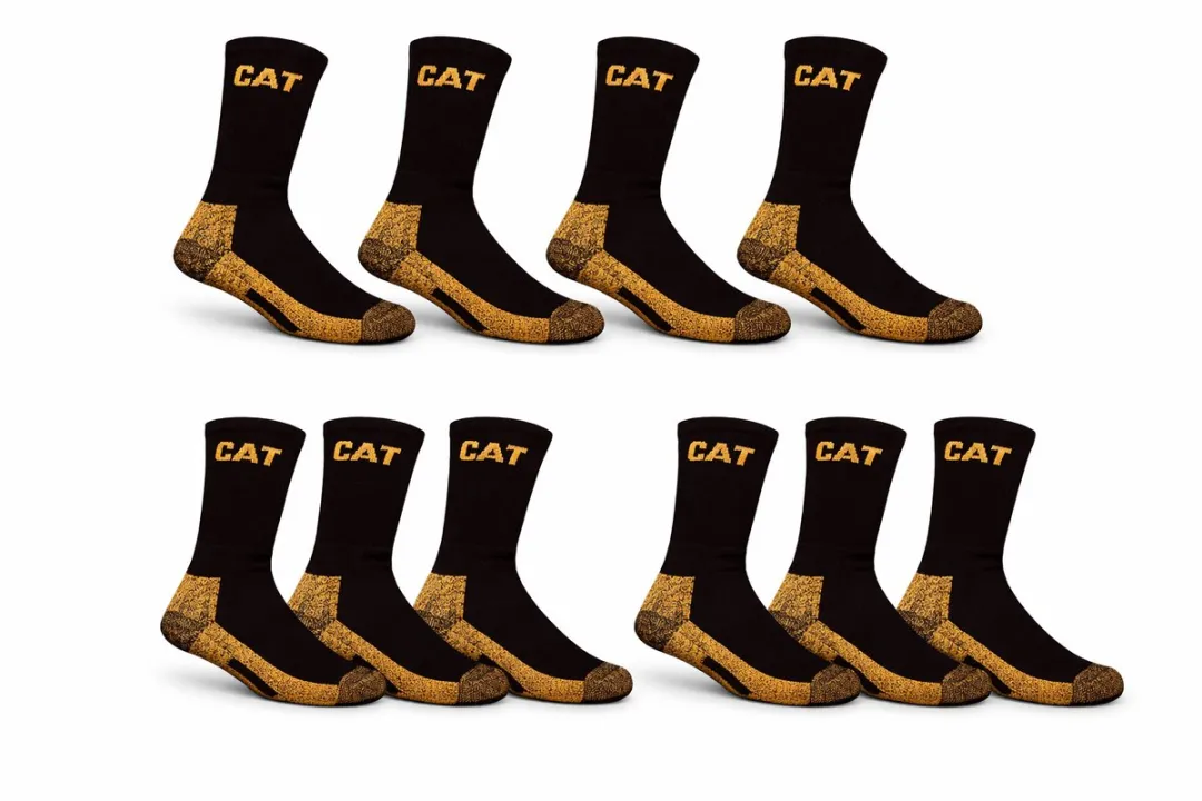 Caterpillar Essential Werksokken - 5 Paar Zwart