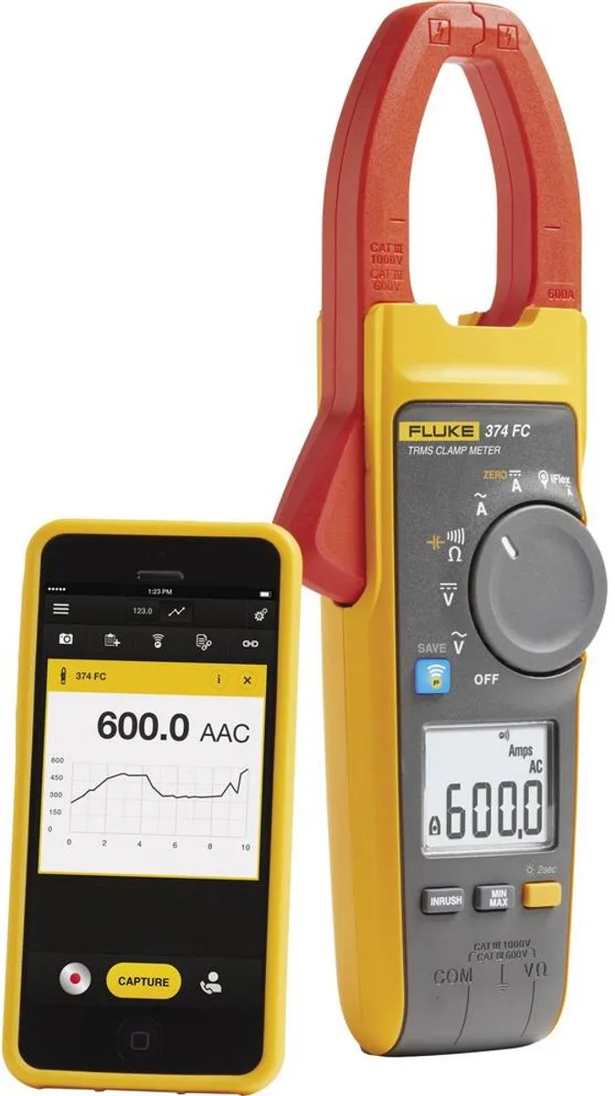 Fluke 374 FC Multimeter - CAT III 1000V CAT IV 600V