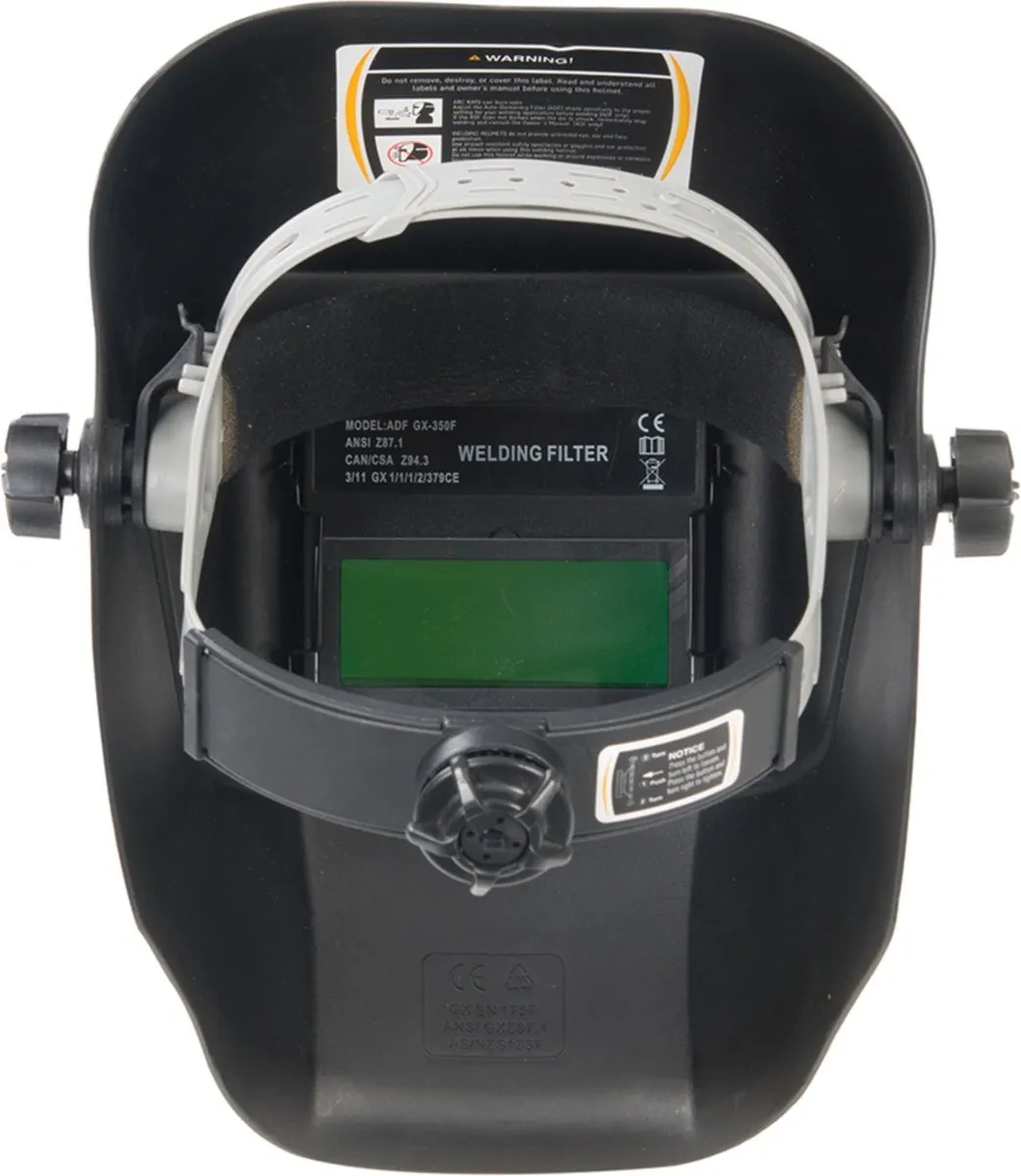 Silverline Automatische laskap DIN 3/11EW - Zwart