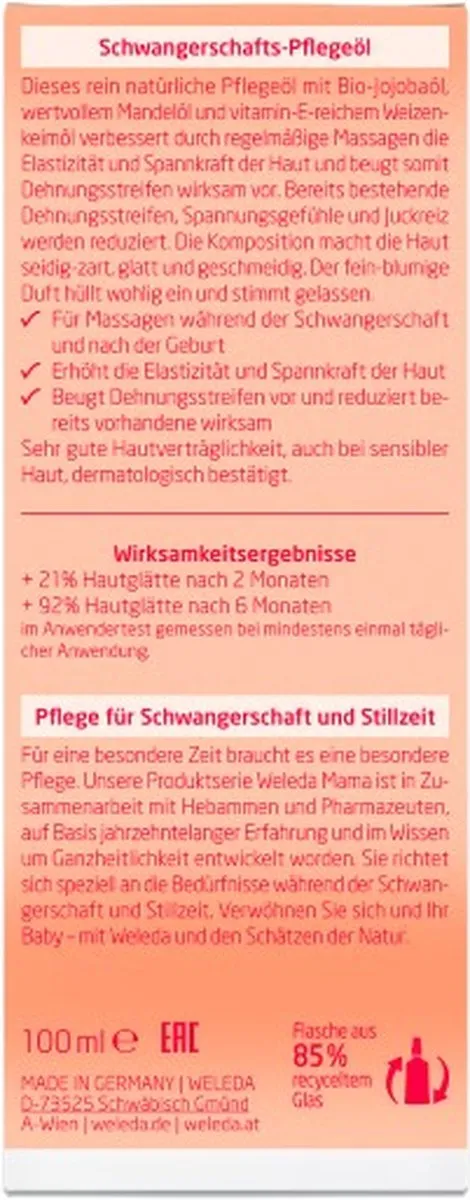 Weleda Zwangerschapsverzorgingsolie 100ml