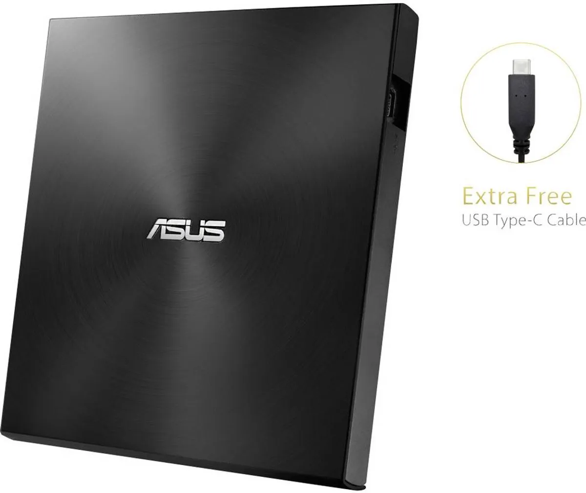 ASUS SDRW-08U9M-U DVD-Writer - Zwart - afbeelding 6 van 6