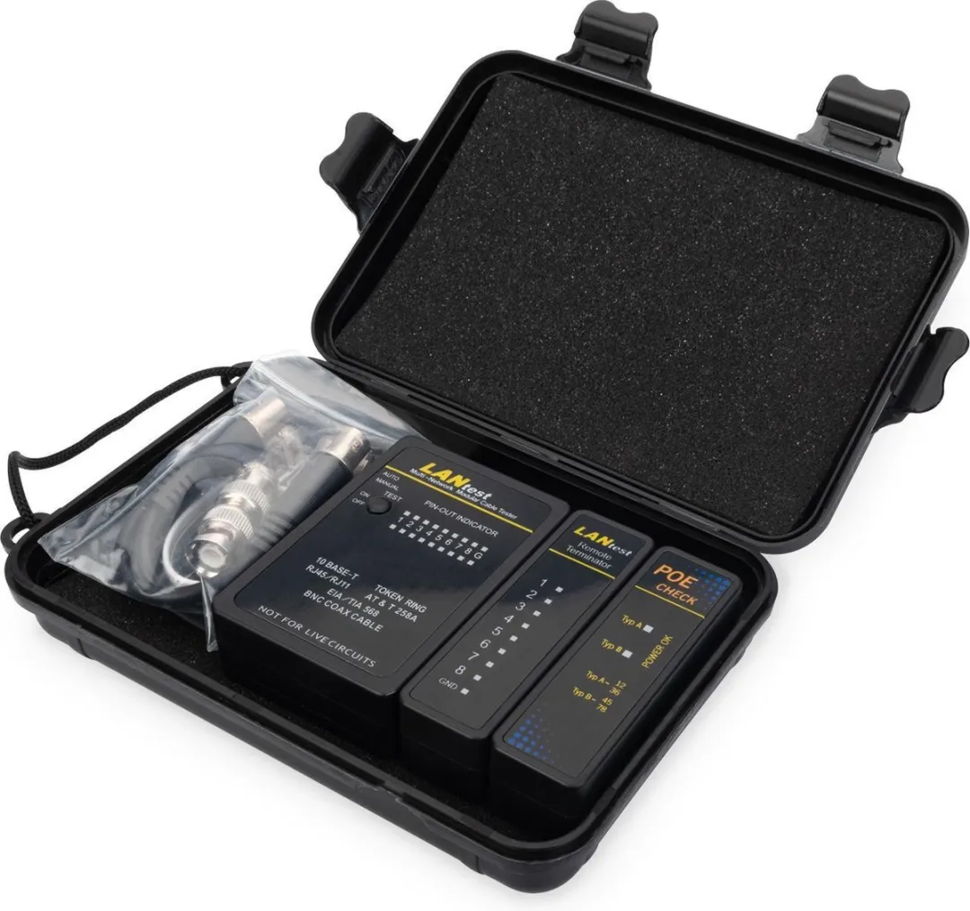 Digitus DN-14001-1 Netwerk- en kabeltester - RJ45/BNC