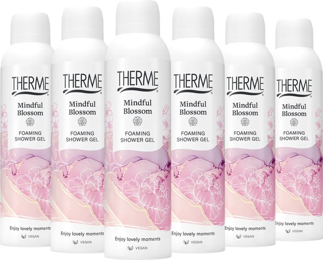 Therme Mindful Blossom Douchegel - 6x200ml