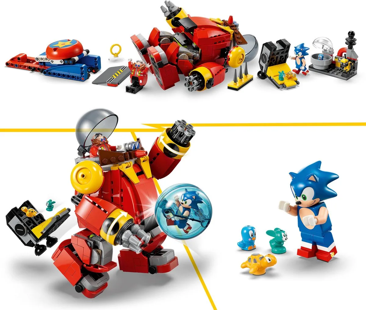 LEGO Sonic the Hedgehog Sonic vs. Dr. Eggman 76993 - 615 Stukken