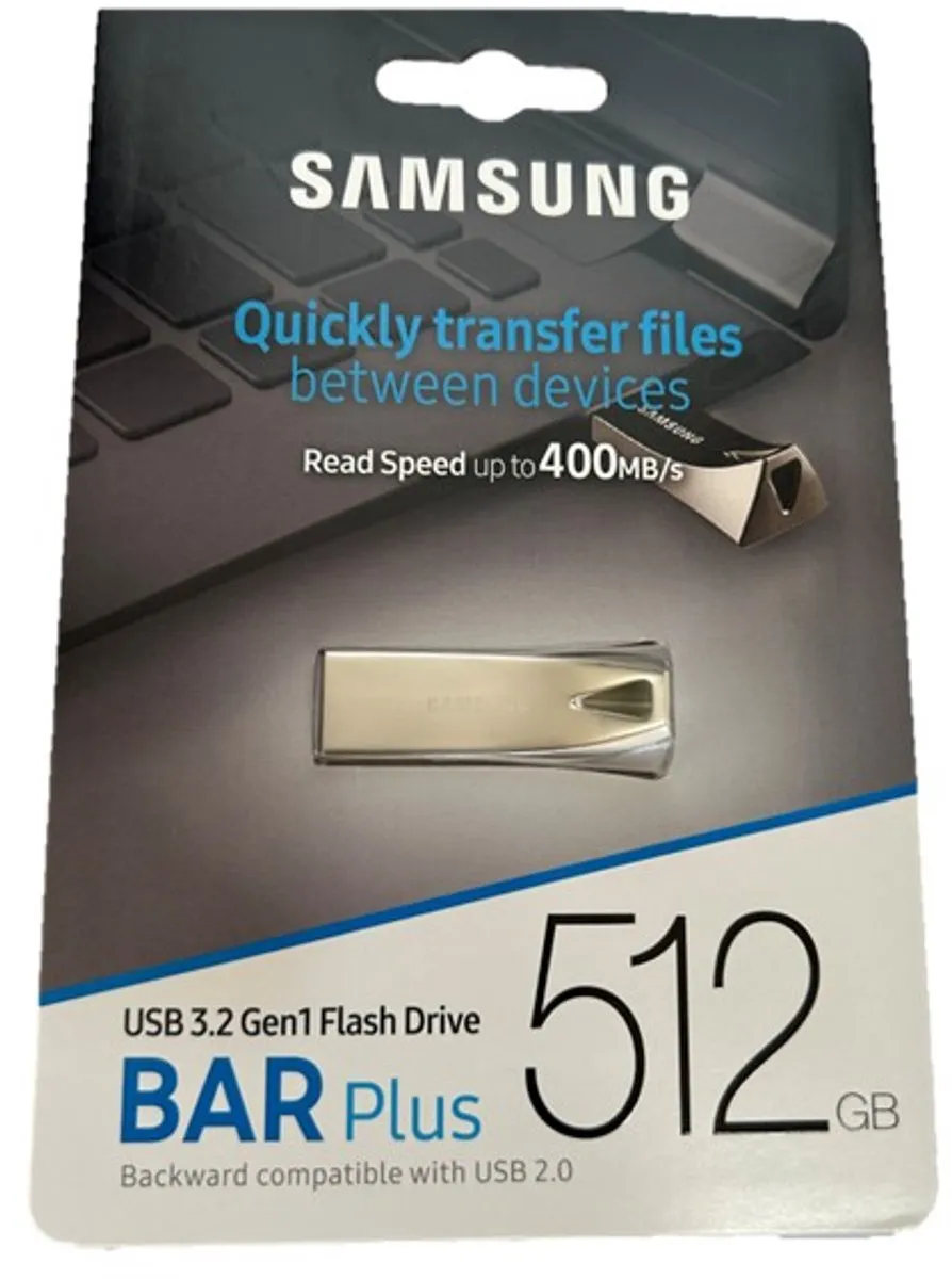 Samsung BAR Plus MUF-512BE3/APC USB Stick 512GB - Zilver