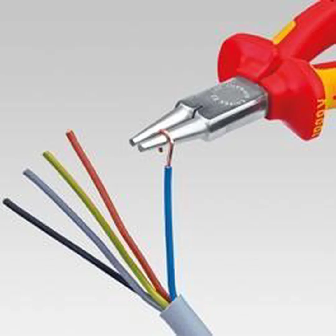 Knipex Rondbektang Elektronica 160mm - Chroom-vanadium - afbeelding 6 van 6