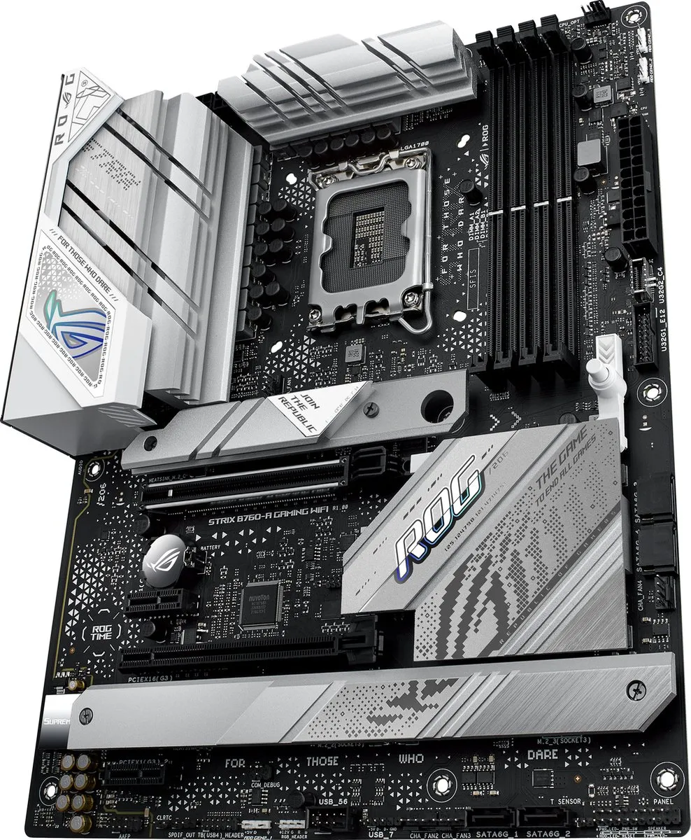 ASUS ROG Strix B760-A GAMING WIFI Moederbord - ATX - Socket 1700