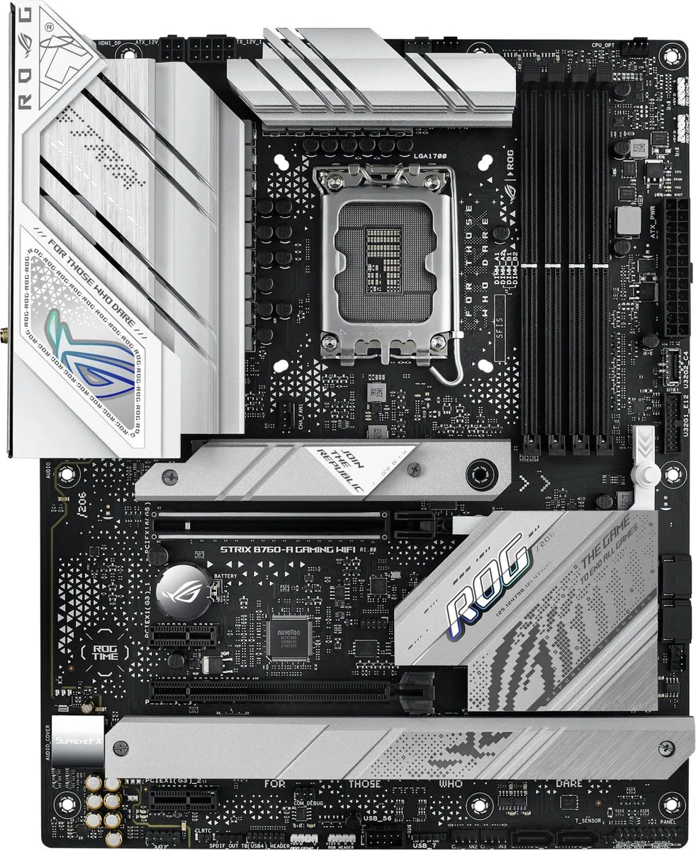 ASUS ROG Strix B760-A GAMING WIFI Moederbord - ATX - Socket 1700