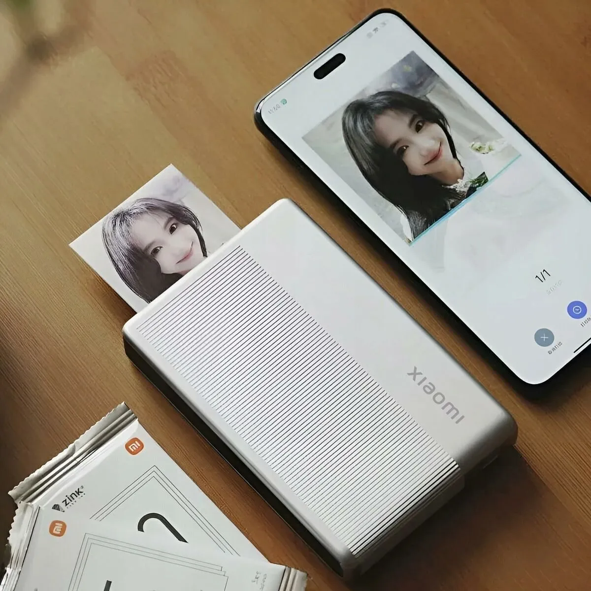 Xiaomi Portable Photo Printer 1S - ZINK Fotoprinter - Wit