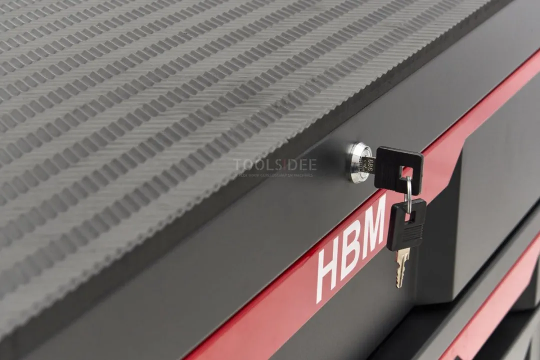 HBM Gereedschapswagen 12 Lades - 106cm - Zwart
