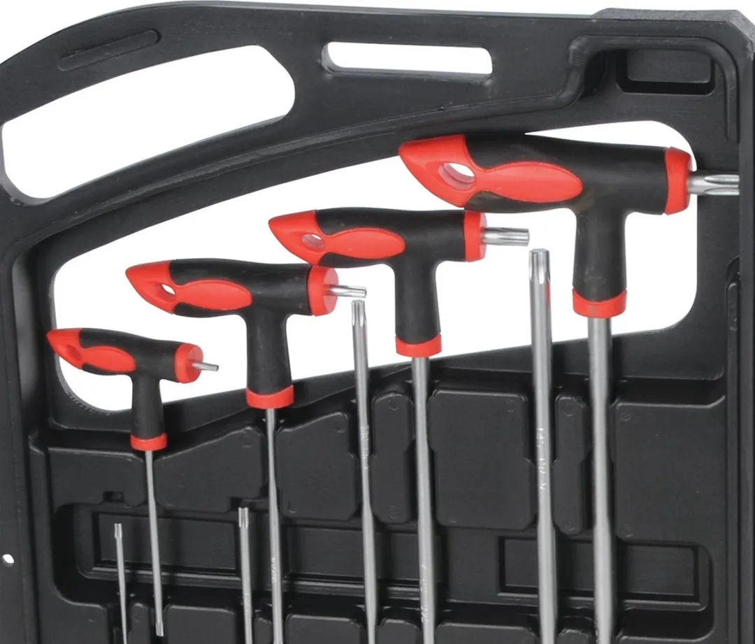 Silverline T-sleutelset 16-delig - T9-T50
