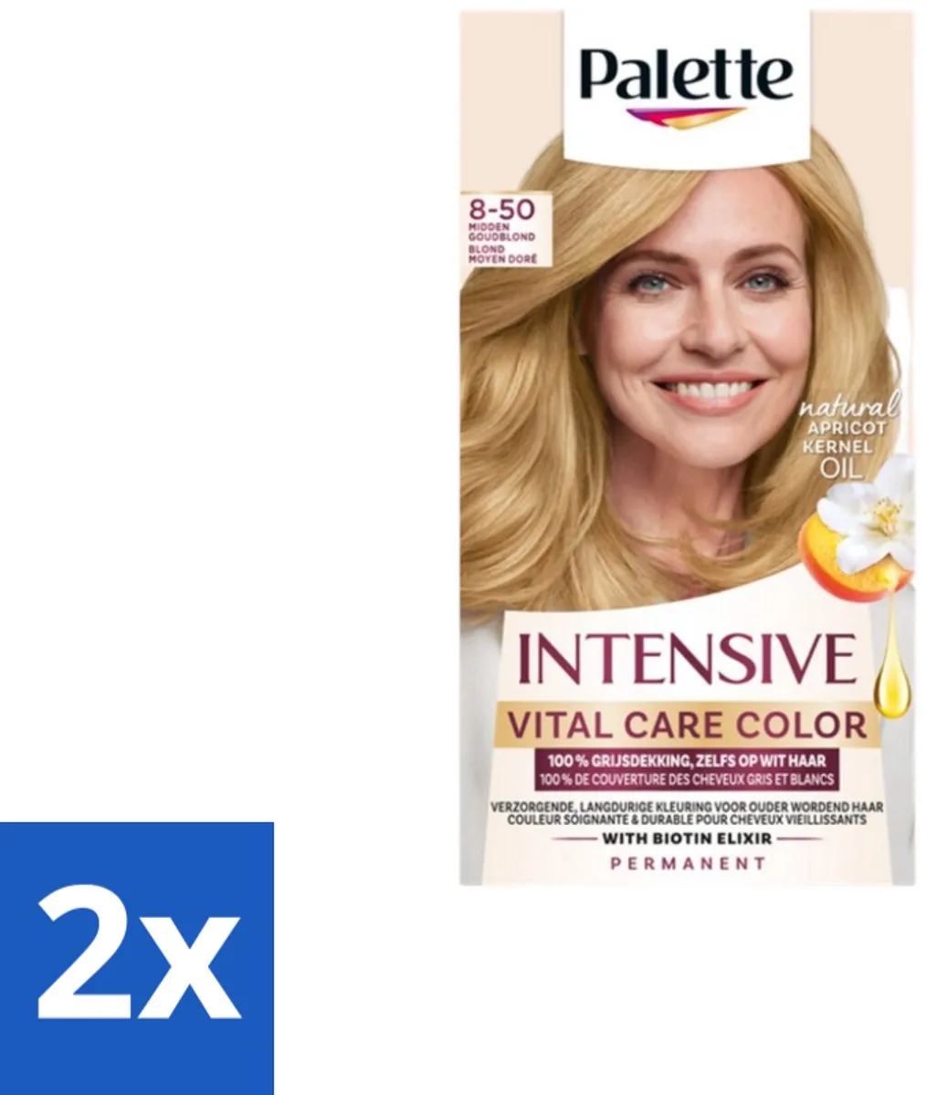 Schwarzkopf Poly Palette 8-50 Midden Goudblond Haarverf