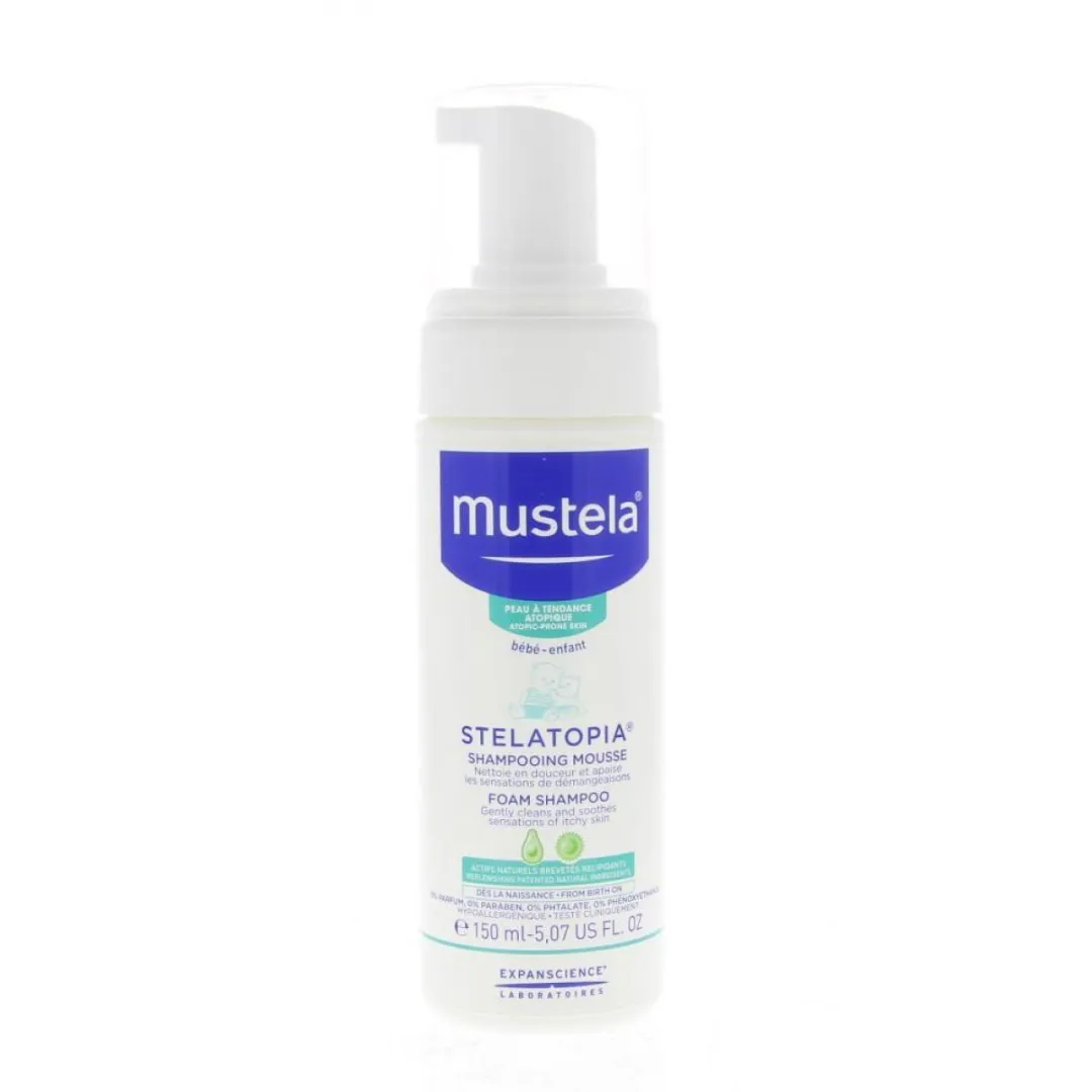 Mustela Stelatopia Schuim Baby Shampoo 150ml - afbeelding 6 van 6