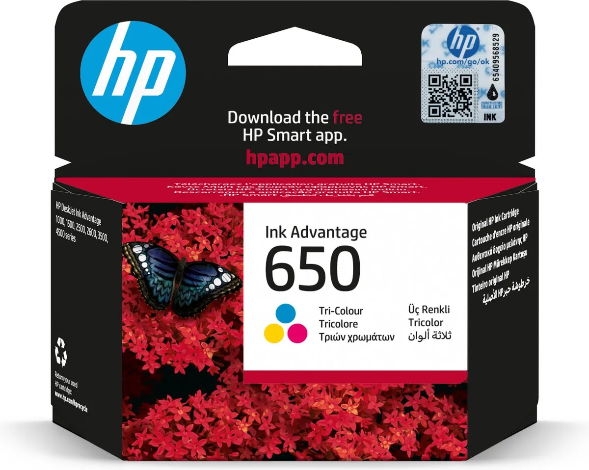 HP 650 CZ102A Inktcartridge