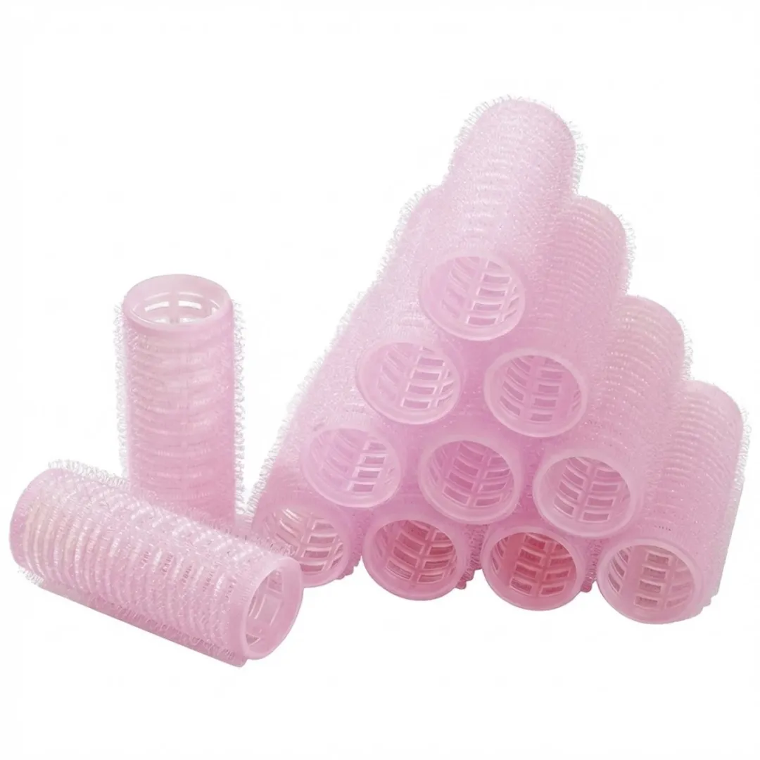 NuveX Roze Krulrollers Set 12 Stuks