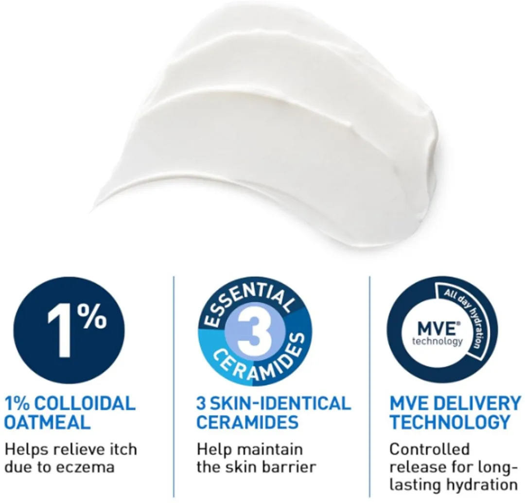 CeraVe Eczema Relief Hydraterende Crème 236ml - Colloïdale Havermout