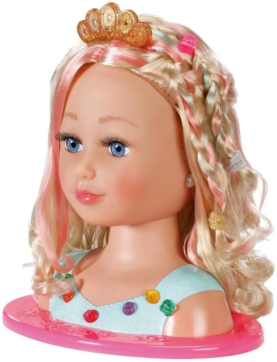 Baby Born Stylinghoofd Prinses - Multicolor