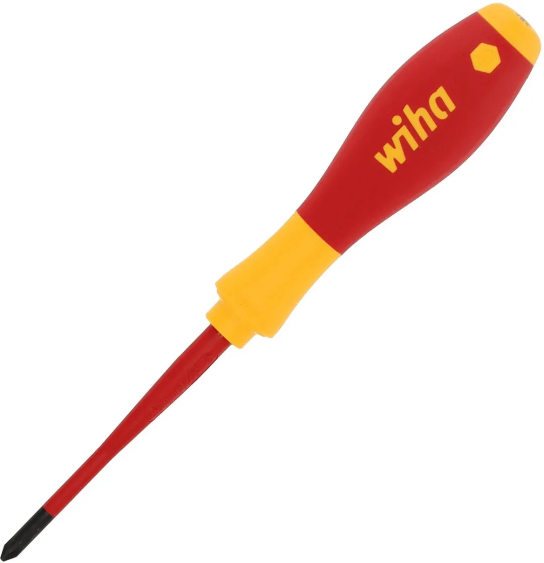 Wiha 3241 SoftFinish Electric SlimFix VDE Schroevendraaier PZ1 x 80mm