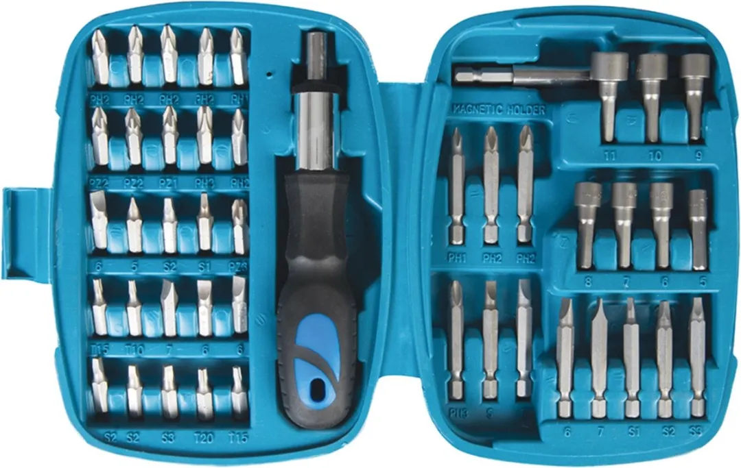 Silverline Ratelschroevendraaier 427611 - 46-delige bit set