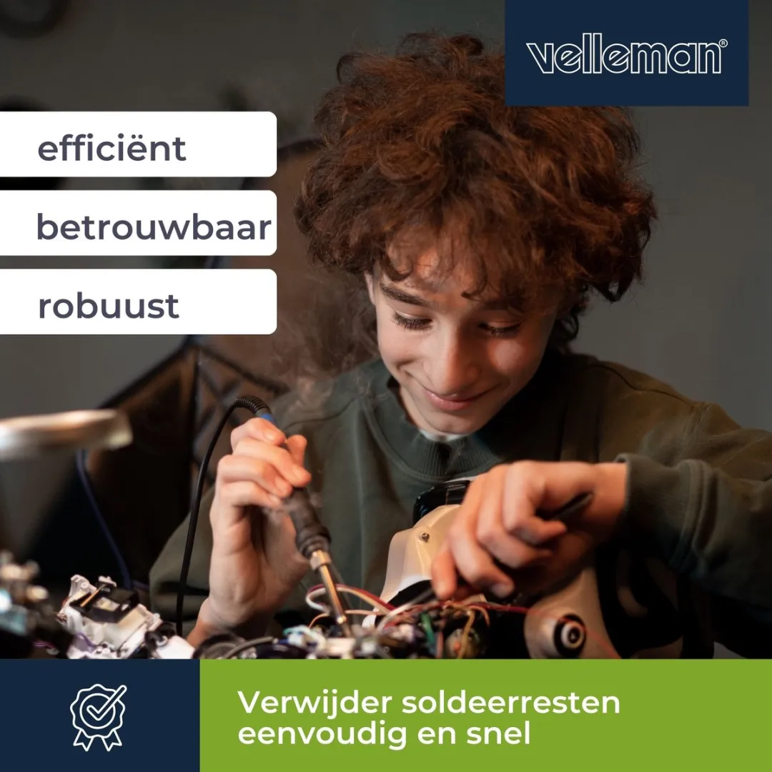 Velleman VTDESOL3 Desoldeerpomp 30W