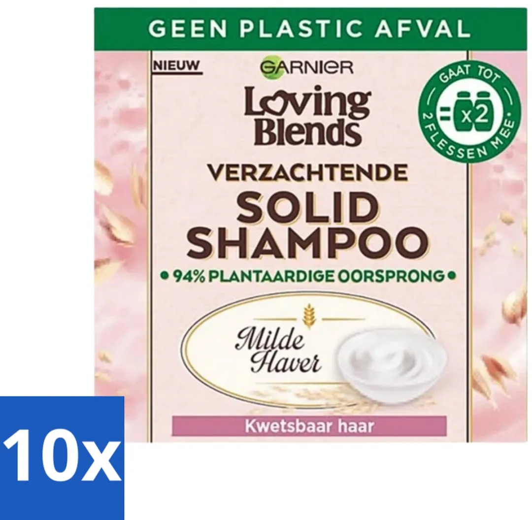 Garnier Loving Blends Milde Haver Solid Shampoo Bar