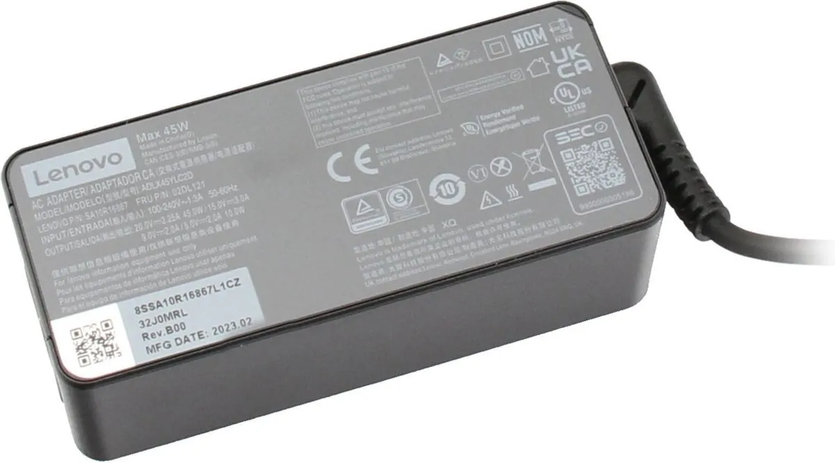 Lenovo 4X20M26256 USB-C Oplader 45W