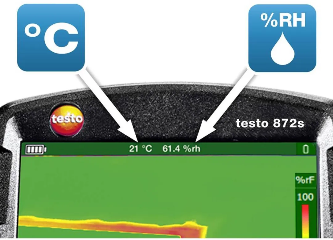 Testo 872s Warmtebeeldcamera -30 tot +650°C 240x180px