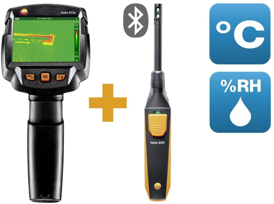 Testo 872s Warmtebeeldcamera -30 tot +650°C 240x180px