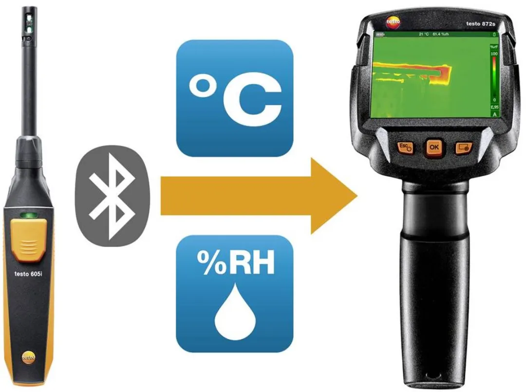 Testo 872s Warmtebeeldcamera -30 tot +650°C 240x180px