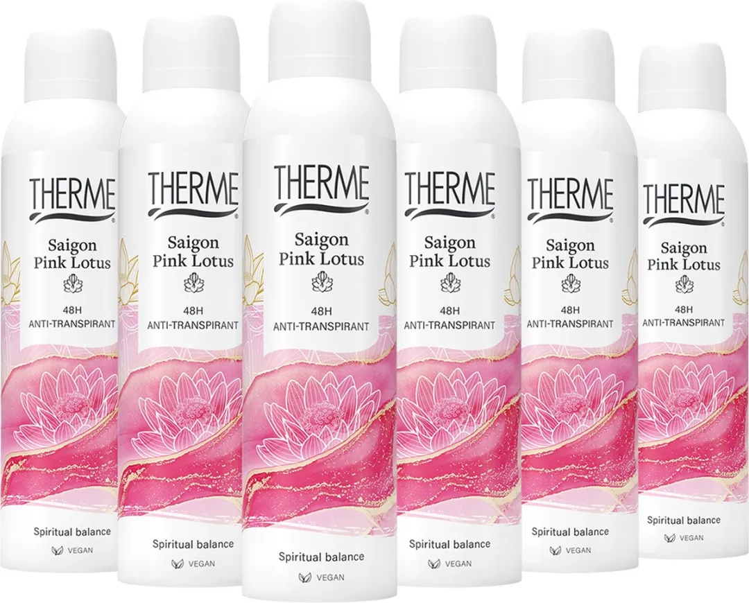 Therme Saigon Pink Lotus Douchegel - 6x200ml