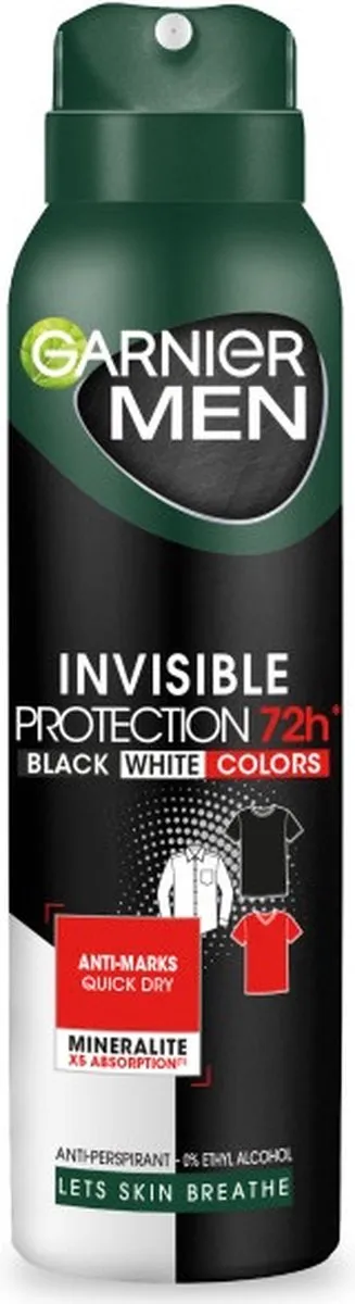 Garnier Men Invisible Protection Deo Spray 150ml