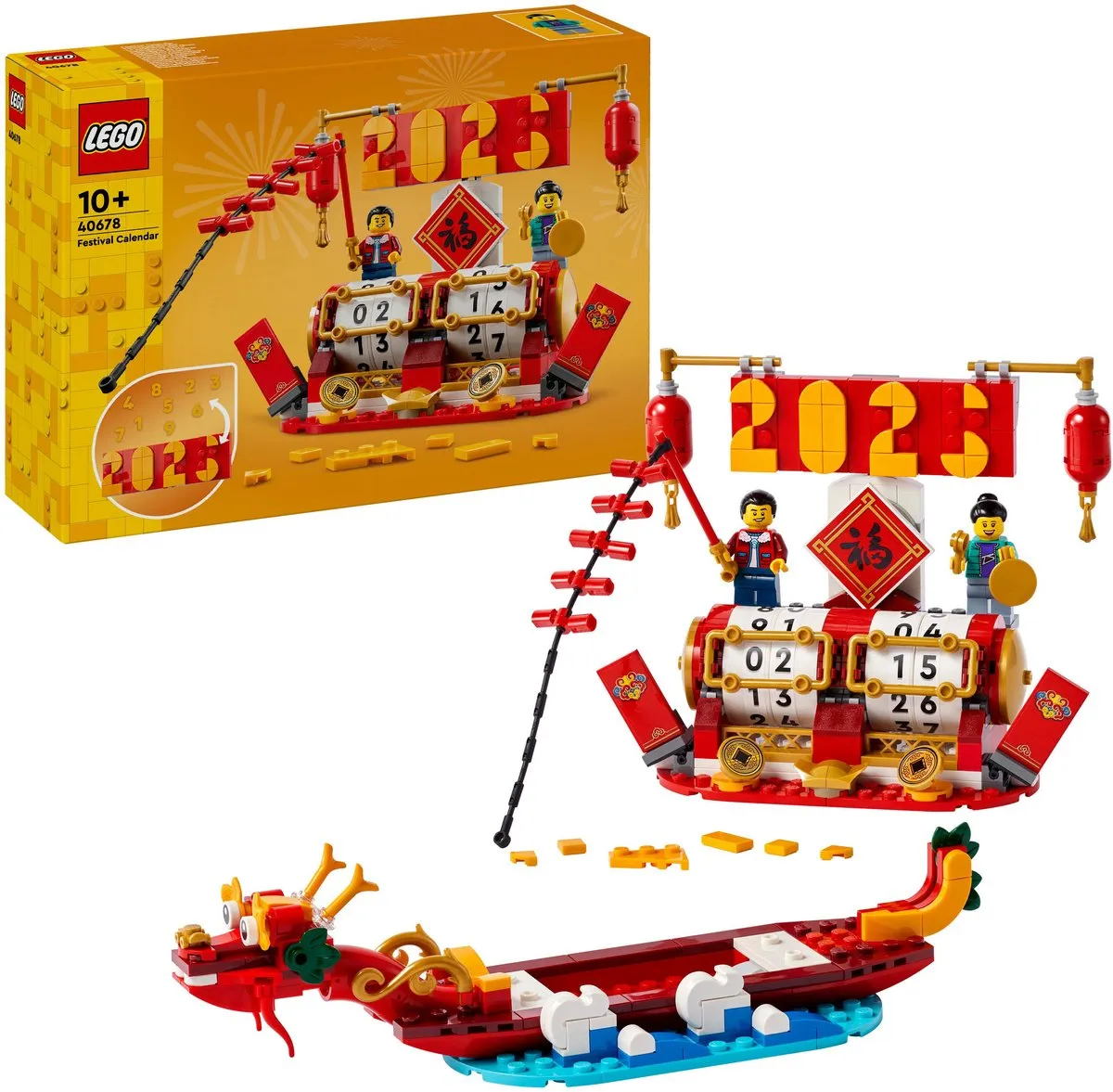 LEGO Iconic Festivalkalender 40678 - 345 Stukken - afbeelding 6 van 6