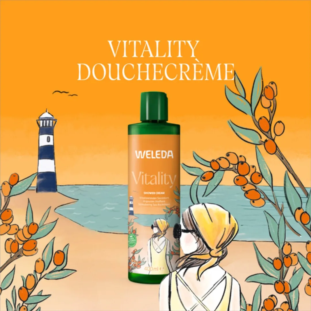 Weleda Vitality Douchecrème Grapefruit & Mandarijn 400ml