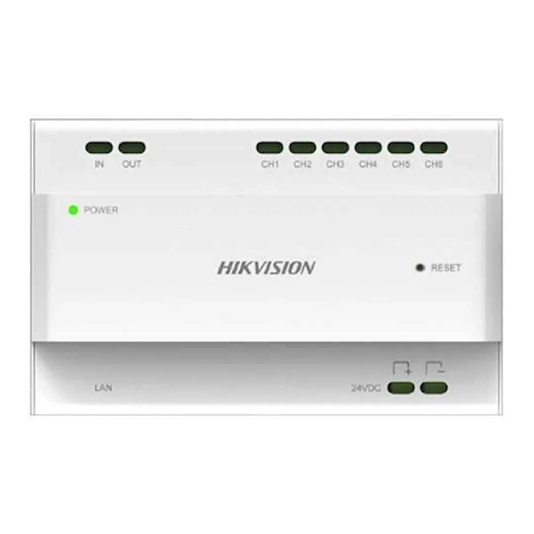 Hikvision DS-KIS702 Complete Video Intercomset - 1 Ontvanger - 12 Melodieën - Zwart/Zilver