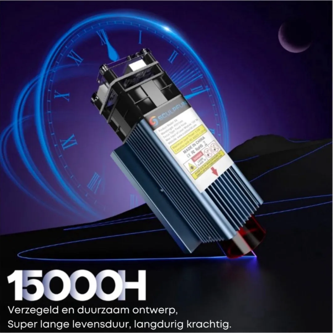 Sculpfun S9 Laser Graveermachine 90W - 8 Accessoires