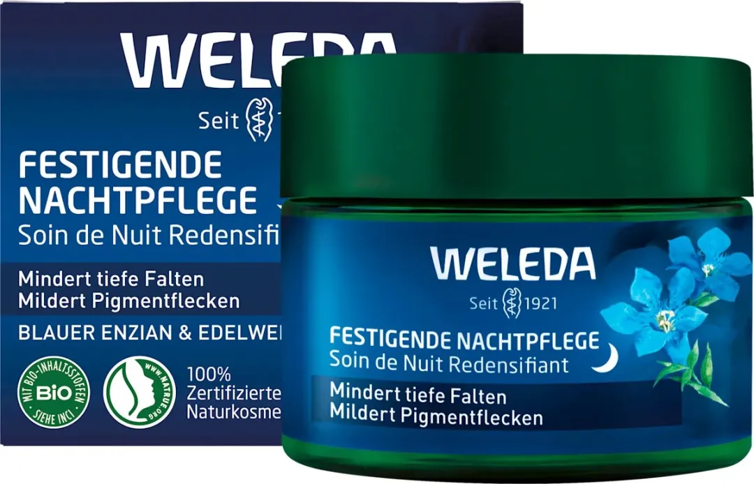 Weleda Versterkende Nachtcrème Blauwe Gentiaan & Edelweiss 40ml - afbeelding 8 van 8